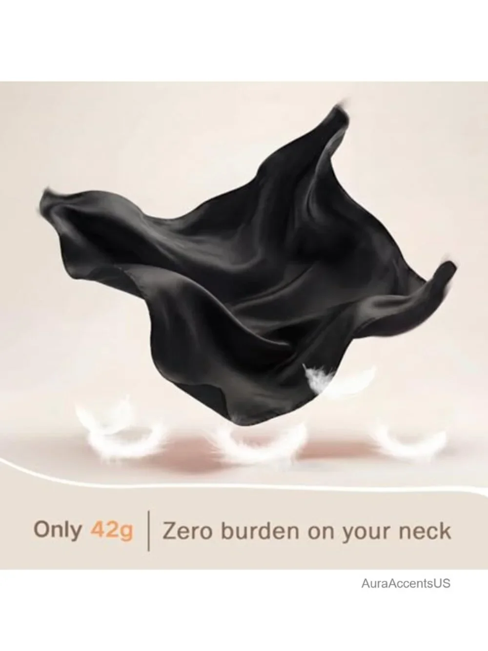 Silk Feeling Scarf Square Wrap Neck Scarf Lightweight Bandana